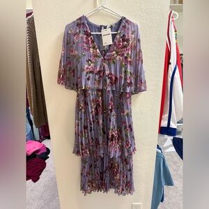 Floral Purple Maxi Dress